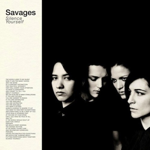 Novo Álbum = “Savages – Silence Yourself”