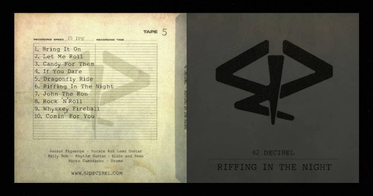 Novo Álbum = “42 Decibel ‎- Riffing In The Night”