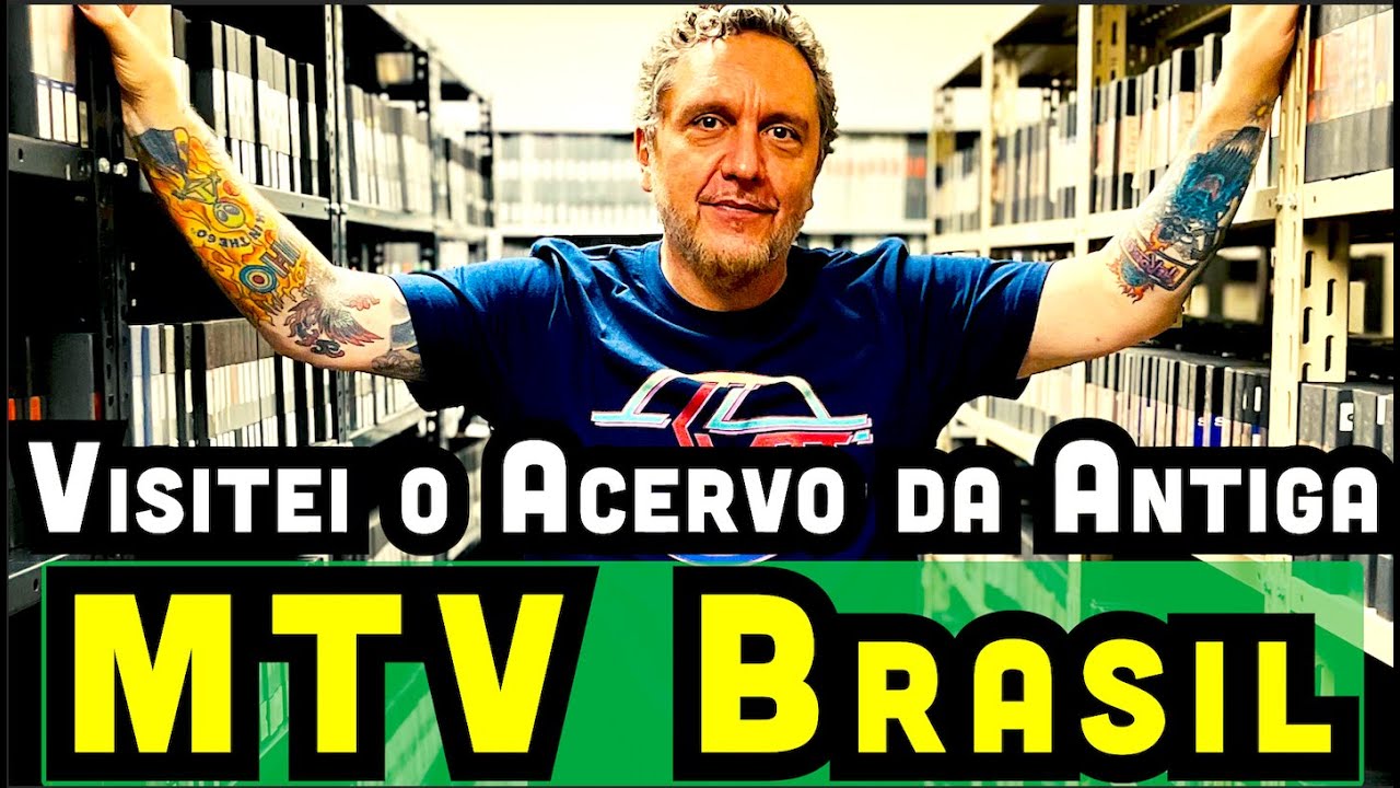 32 mil fitas arquivadas: Gastão Moreira visitou o acervo da antiga MTV Brasil! Veja!