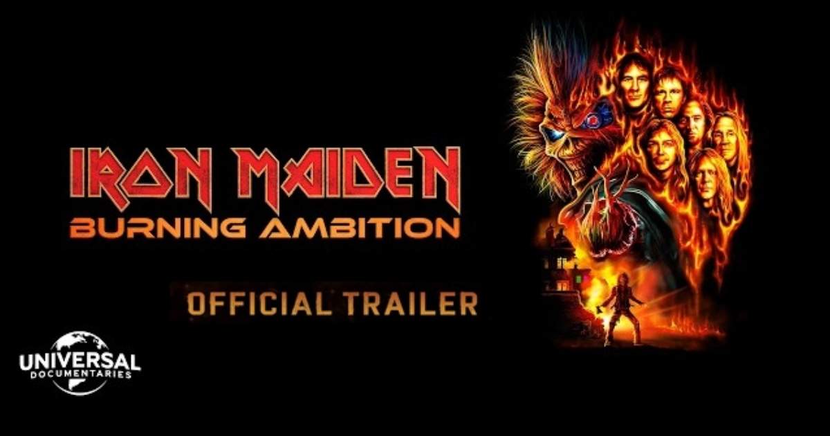 ‘Iron Maiden: Burning Ambition’, filme que celebra os 50 anos da banda inglesa, ganha trailer. Assista!