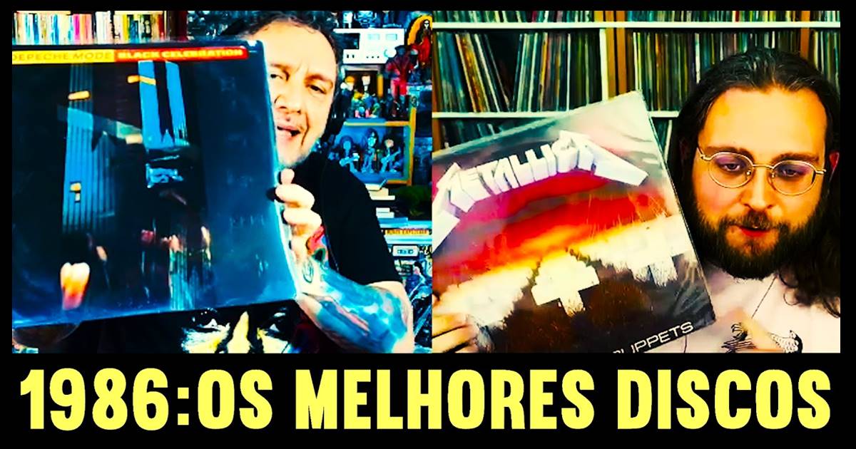 Discos que Celebram 40 ANOS em 2026 – Os Melhores discos lançados 1986, por Gastão Moreira.